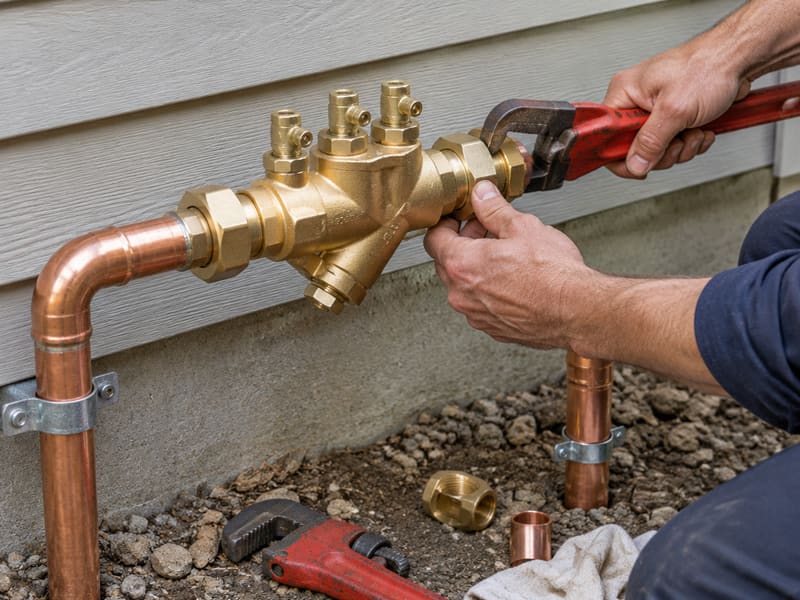 Backflow Preventer Installation in Killeen, Texas